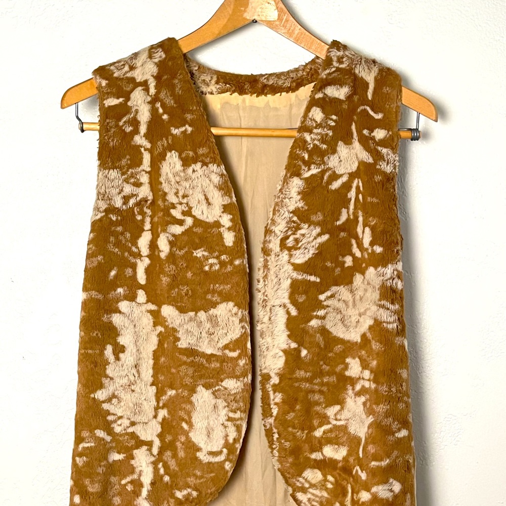 Vintage cow print vest